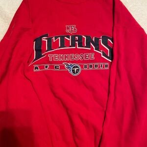 NFL Tennessee Titans Red Sweatshirt